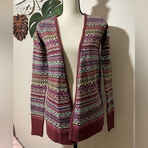 BDG Urban Outfitters Vintage Inspired Retro Open Kintted Cardigan Sweater Small